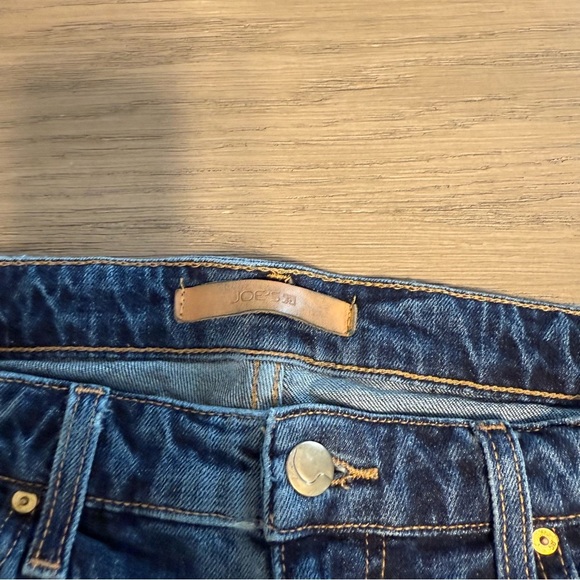 Joe's Jeans The Smith Mid-Rise Crop Shark Bite Hem Sz 27 Farmcore Relaxed - Picture 3 of 10